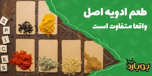 طعم ادویه اصل واقعا متفاوت است ، خرید ادویه جات اصل