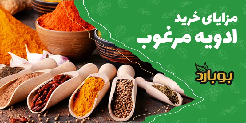 فروشگاه تخصصی ادویه بوبارد مرجع حرفه‌ای خرید عمده ادویه برای کسب‌وکارهای غذایی، رستوران‌ها، عطاری‌ها و فعالان حوزه پخش ادویه‌جات