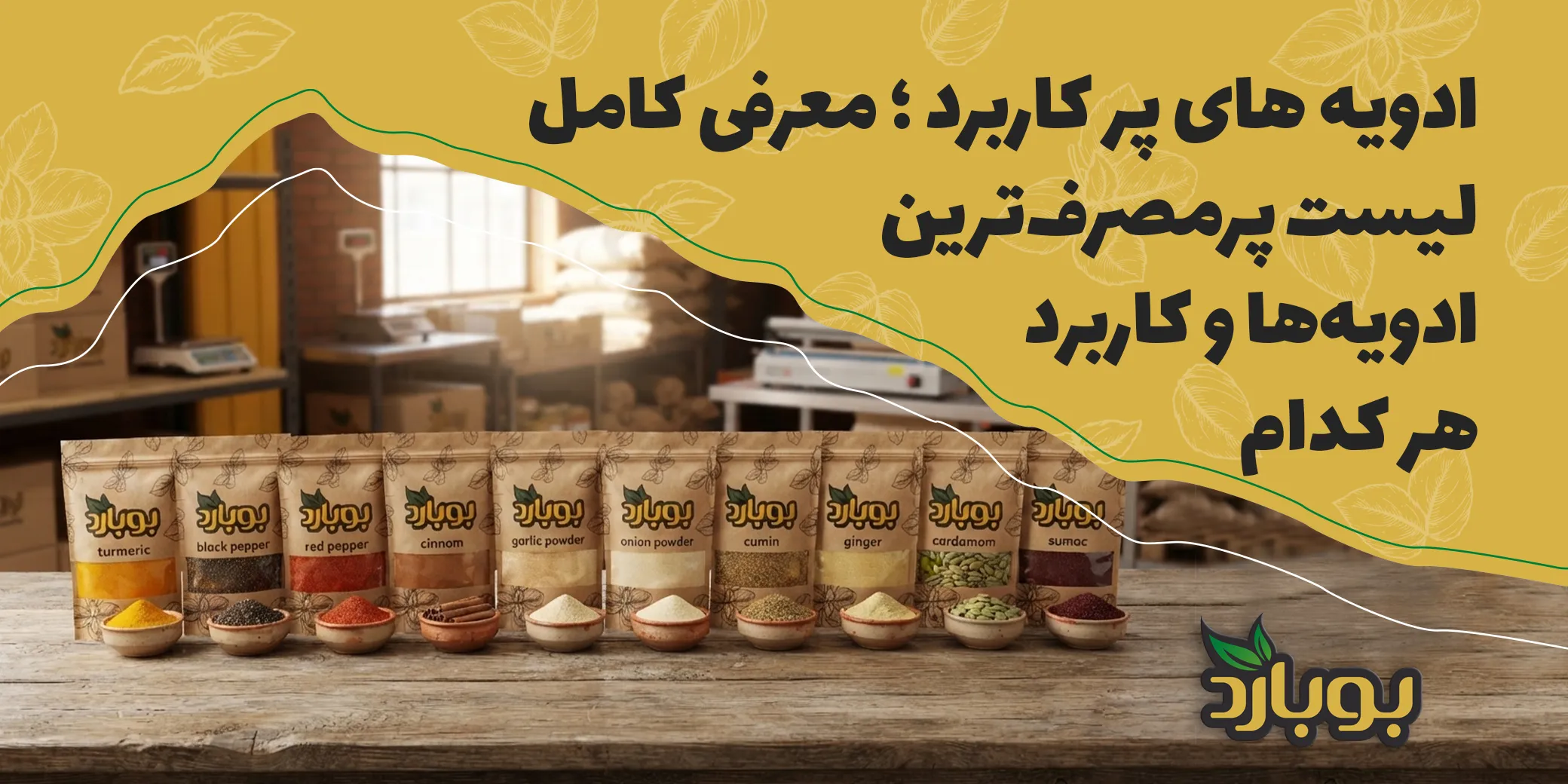 ادویه های پر کاربرد ؛ معرفی کامل لیست پرمصرف‌ترین ادویه‌ها و کاربرد هر کدام