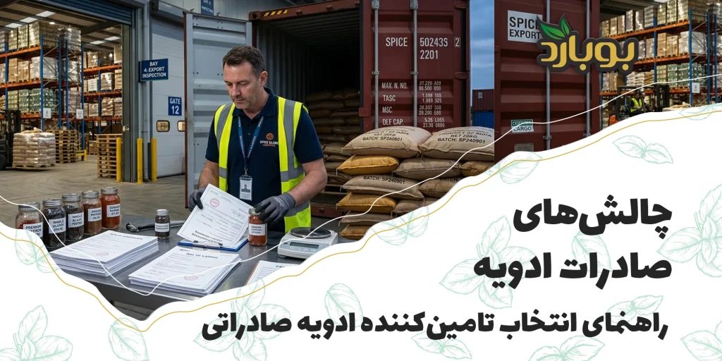 چالش‌های صادرات ادویه ، راهنمای انتخاب تامین‌کننده ادویه صادراتی